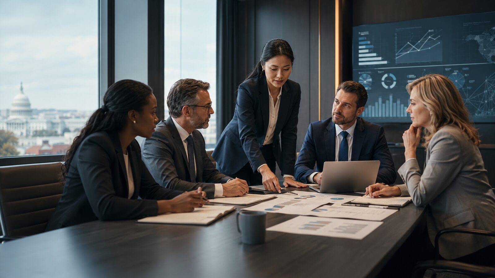 CaptureBridge advisors working through a Federal pursuit strategy